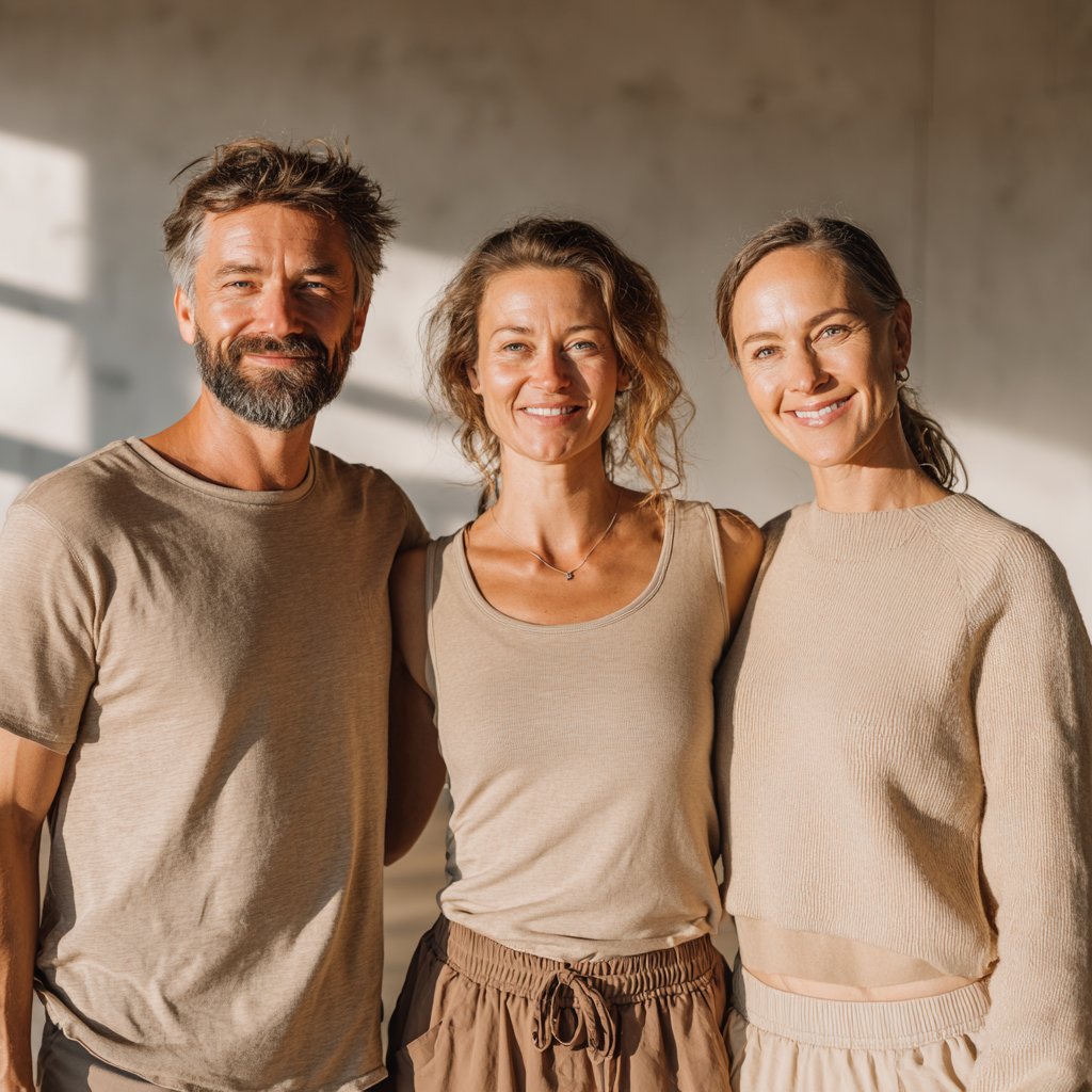 Групове заняття йогою в студії ZenGardenUA